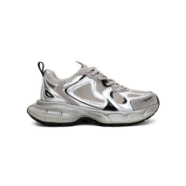 Sheepskin version thick-soled elevated silver gray lace-up dad shoes women's summer and autumn 2025 new breathable athleisure shoes - Image 5