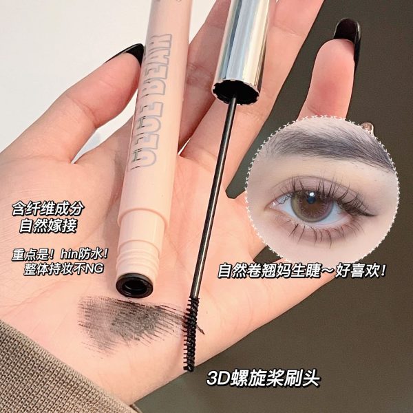 Gege bear, long curl mascara, small brush head is thick, long-lasting, waterproof, and non-smudge-free - Image 2