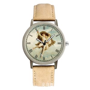 Precious European Fresco Classic Fashion Women's Denim Watch Strap Trend Watch Wholesale