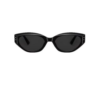 Retro Cat Eye Sunglasses Women's Premium 2025gm New Jennie Narrow Frame Sunscreen UV Sunglasses