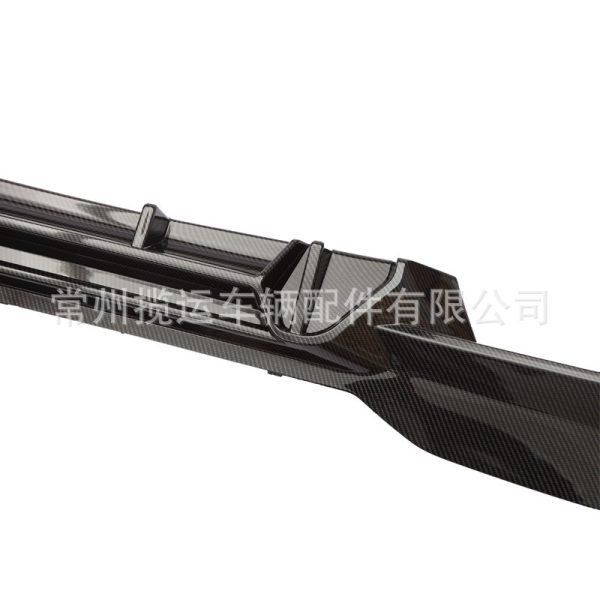 Suitable for BMW new 5 series G30 G38 modified M5 sports rear lip bright black small surround rear spoiler kit - Image 4