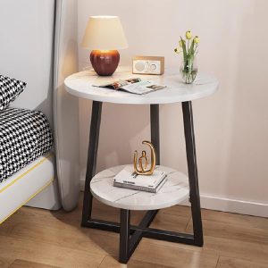 Movable sofa, side cabinet, living room, home tea table, storage rack, bedside small round table, storage balcony table