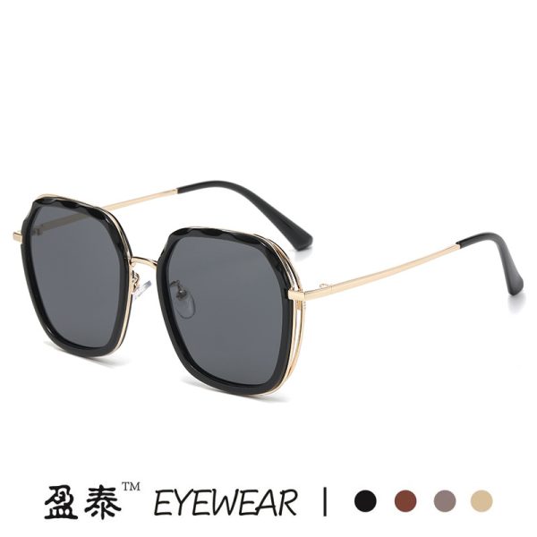 2024 hot-selling women's high-definition polarized anti-ultraviolet sunglasses Douyin Internet celebrity Xiaohongshu same sunglasses - Image 2