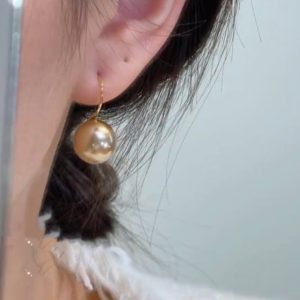 Retro French design, pearl earrings, earhooks, light luxury, high-end temperament, elegant earrings, women