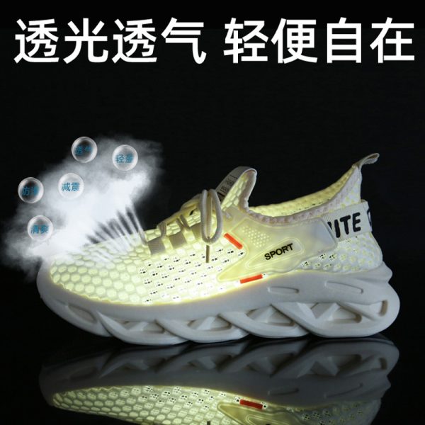 Internet celebrity popular women's, summer flying weaving sneakers, versatile mesh, breathable and fashionable, ins, running shoes, mesh