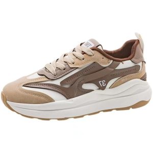 Forrest Gump Daddy Shoes New Spring and Autumn Fashion Thick-soled Women's Shoes Cross-border Wholesale Casual Sports Tall Little White Shoes