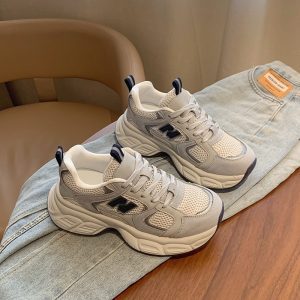 Thick-soled Forrest Gump shoes women's 2025 new summer shoes Internet celebrity versatile and popular dad shoes casual little white sneakers