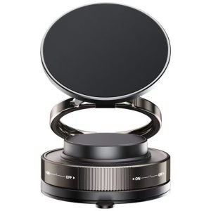 New magnetic car mobile phone support vacuum adsorption instrument panel car universal desktop multi-function navigation portable stand