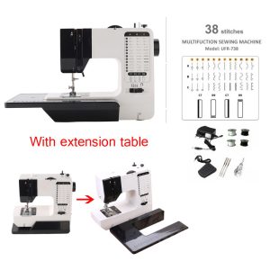 Cross-border explosive 738 sewing machine household electric mini multi-functional eating thick with hemming and hemming small desktop