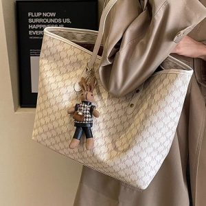 Large capacity bag ladies 2025 new hand-tote bag for work commuter shoulder bag out changing bag