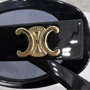 Retro European and American style cat-eye sunglasses, women's trend, new sunglasses, Celin's letter high-quality anti-ultraviolet glasses