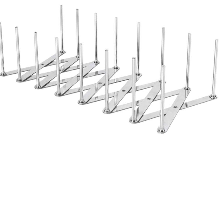 Manufacturer direct supply retractable multi-purpose storage rack, stainless steel dish plate rack, storage drainage rack, kitchen pot lid rack - Image 5