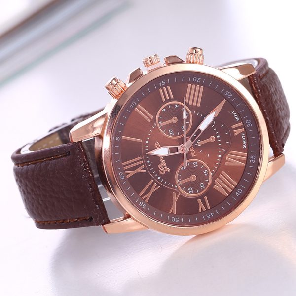 Foreign trade fashion watch belt ladies watch women's watch women's multi-color belt rose gold quartz women's watch cross-border wholesale - Image 3