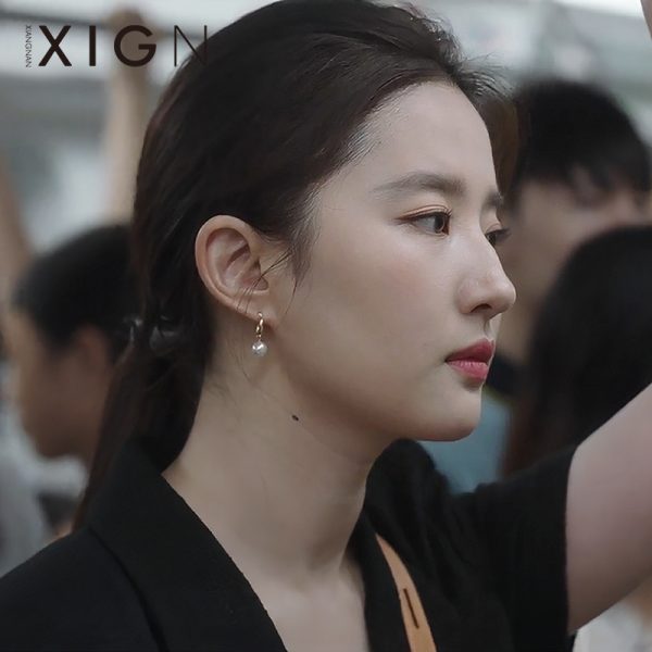 Go to a windy place, the same pearl earrings, retro earrings, earrings, new two-wearing earrings, jewelry, women's exquisite - Image 3