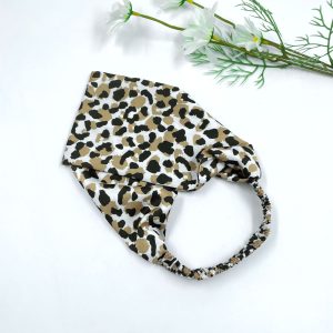 Amazon Nordic Imitation Silk Hair Bands Digital Printing Salin Models Home and Outdoor Versatile Artificial Silk Hair Bands