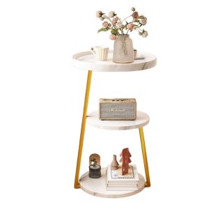 New Chinese three-story small table, home balcony, living room, small coffee table next to the sofa, dormitory B&B, hotel side table, corner table