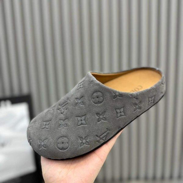 Wrapped toe half slippers women's 2025 new printed nubuck one-foot slacker platform muffin Birkenstock mules - Image 4