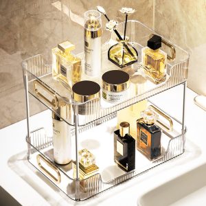 Light luxury washstand, cosmetics shelf, toilet, washroom, washroom, countertop, bathroom, dressing table, storage box