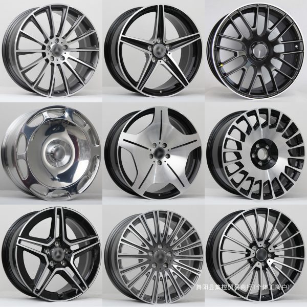 17 18 19 inch Mercedes-Benz spinning modified wheel rim is suitable for C-class C200 GLC E300 E-class S centralized control