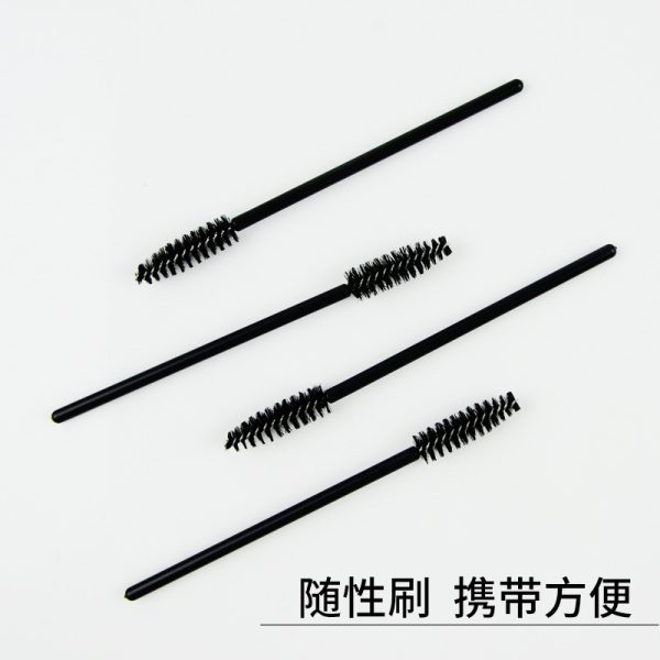 Disposable mascara brushes, ultra-fine eyelashes, eyebrow brushes, false eyelashes, eyelash salon special brushes, eyebrow combs, eyelash curl spiral brushes - Image 2