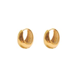 French vintage slim earrings, female niche temperament, water drop earrings, cold wind, exquisite metal earrings, earrings