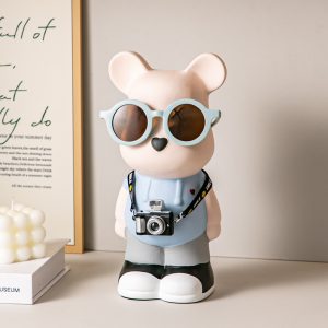 Violent Bear Piggy Bank Cartoon Creative Modern Living Room Internet Red Decoration Simple Home TV Cabinet Ceramic Ornaments