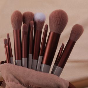New 13pcs Sijiqing makeup brush set portable soft hair blush brush eye shadow brush full set of beauty tools