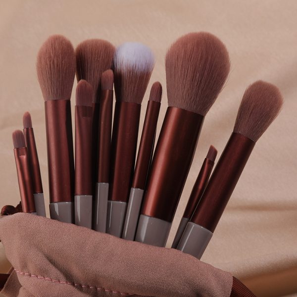 New 13pcs Sijiqing makeup brush set portable soft hair blush brush eye shadow brush full set of beauty tools - Image 3