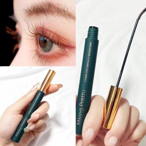 MK color mascara, women's slim long curl, super long non-smudge, long-lasting, waterproof, sweatproof, fine brush, one piece of drop-out