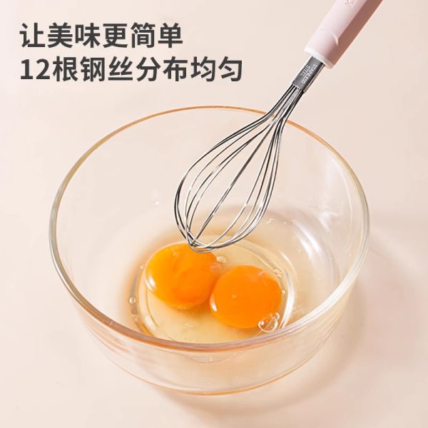 Shouyou baby food tools full set stainless steel food grade baby steamed cake steamed egg mold whisk set young - Image 3
