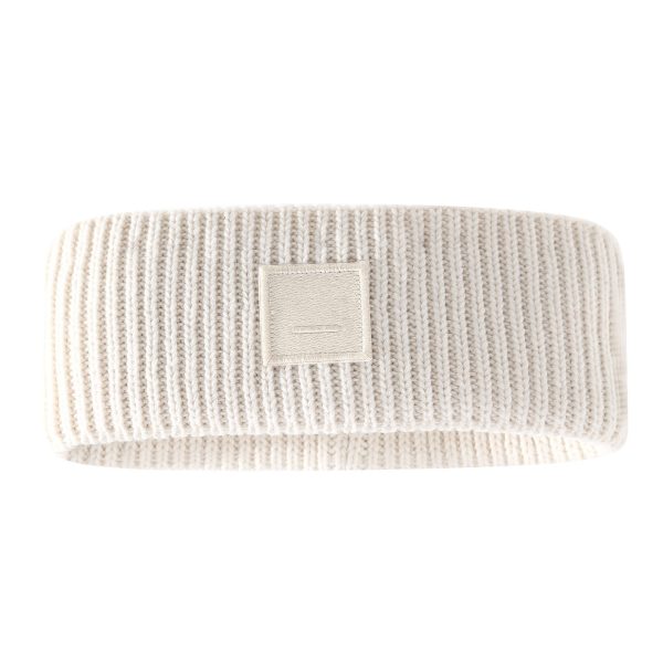 AC Nordic Smiley Headband Hooded Women's Wool Autumn and Winter Tide Versatile Knitted Warm Wide Rim Men's Fashion Sports Headband - Image 5