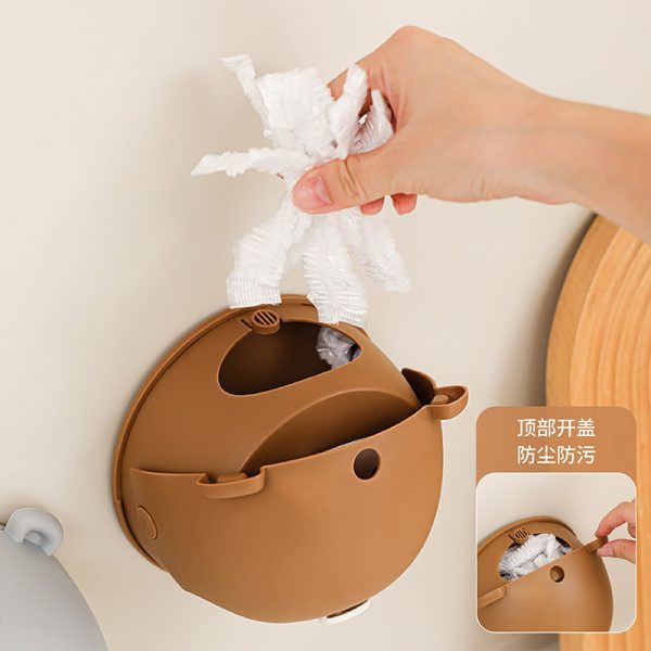Plastic wrap sleeve storage box, wall hanging disposable plastic wrap storage rack, sink filter storage bag cross-border - Image 4