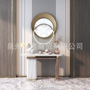 Light luxury metal wrought iron wall decoration living room sofa backdrop wall pendant bedside with light creative wall decoration