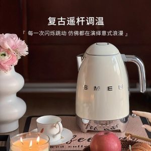 Foreign trade SMEG fourth-generation retro electric kettle stainless steel insulation constant temperature electric kettle KLF04 1.7L