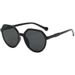 2021 New Brown Sunglasses Ins Style Female Korean Version Trendy Internet Celebrity Retro Small Frame White Sunglasses Small Face Model*