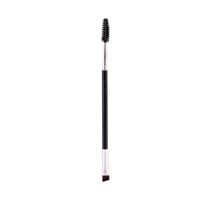 Eyebrow brush spiral brush a double-head beveled flat-head eyelash brush sweeping eyebrow trimming eyebrow thrush portable dual-use eyebrow powder