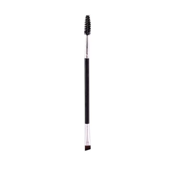 Eyebrow brush spiral brush a double-head beveled flat-head eyelash brush sweeping eyebrow trimming eyebrow thrush portable dual-use eyebrow powder - Image 5
