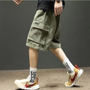 Shorts: men's summer thin, loose and versatile, trendy new hot style, fashionable personality, handsome sports casual pants