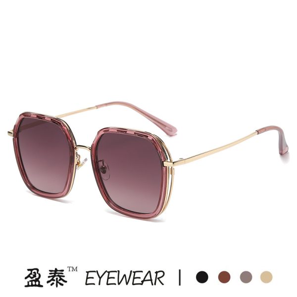 2024 hot-selling women's high-definition polarized anti-ultraviolet sunglasses Douyin Internet celebrity Xiaohongshu same sunglasses - Image 5