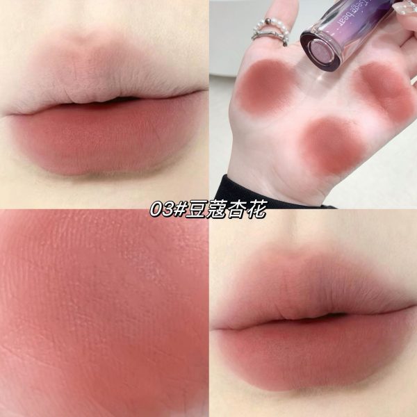 Gegebear matte lip glaze low saturation plain makeup domestic velvet matte nude lipstick student party beauty moisturizing - Image 2