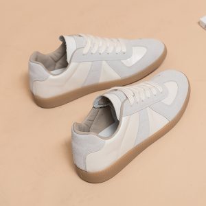 Retro German Training Women's Shoes 2024 Spring New Student Casual Forrest Gump Couple Shoes Sports Running Board Shoes Trendy Shoes Women