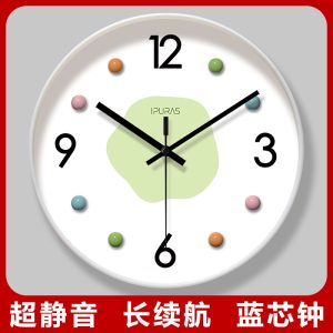 Ipra 7013 light luxury cream wind clock, living room creative clock, wall decoration, study room, dining room silent wall clock