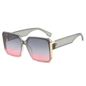 European and American retro square frame luxury trend women's sunglasses fashion retro outdoor men's sunscreen cross-border sunglasses
