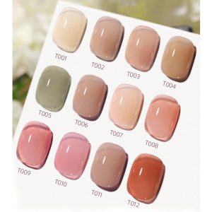 Zhimei Art Ice Nail Polish Gel B Series Peach Pop Whitening and Long-lasting Moisturizing Ice Skin Color Nail Polish Gel