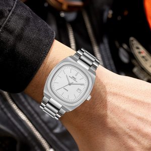 IBSO Simple Date Square High Value Solid Steel Waterproof Watch Men and Women Niche Quartz Watch