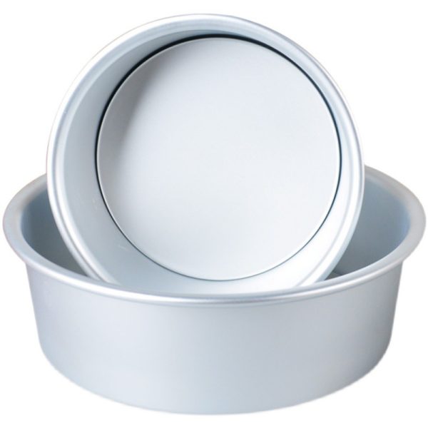 Aluminum alloy baking tray, anode, live bottom, chifon cake mold, non-sticking, solid bottom mousse, square round mold, baking tool - Image 4