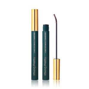MK color mascara, women's slim long curl, super long non-smudge, long-lasting, waterproof, sweatproof, fine brush, one piece of drop-out