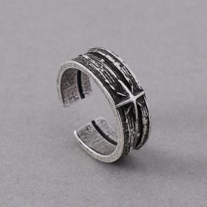 Dry decoration original starry night vintage ring punk men's opening ring personality domineering trend European and American men's and women's rings