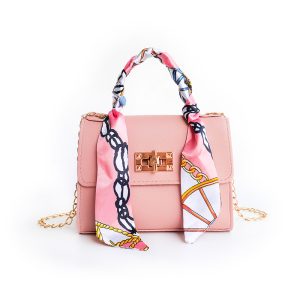 Bag New Women's 2022 Fashion Women's Handbag Niche Design Silk Scarf Mini Chain Bag Shoulder Crossbody Bag
