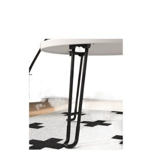Small coffee table balcony small table rack living room side table minimalist small round table bedside few net red small round table